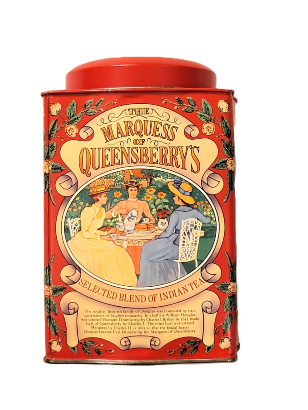Vintage Marquess of Queensberry Tea Tin Clipper Tea Co Boxing Memorabilia Caddy